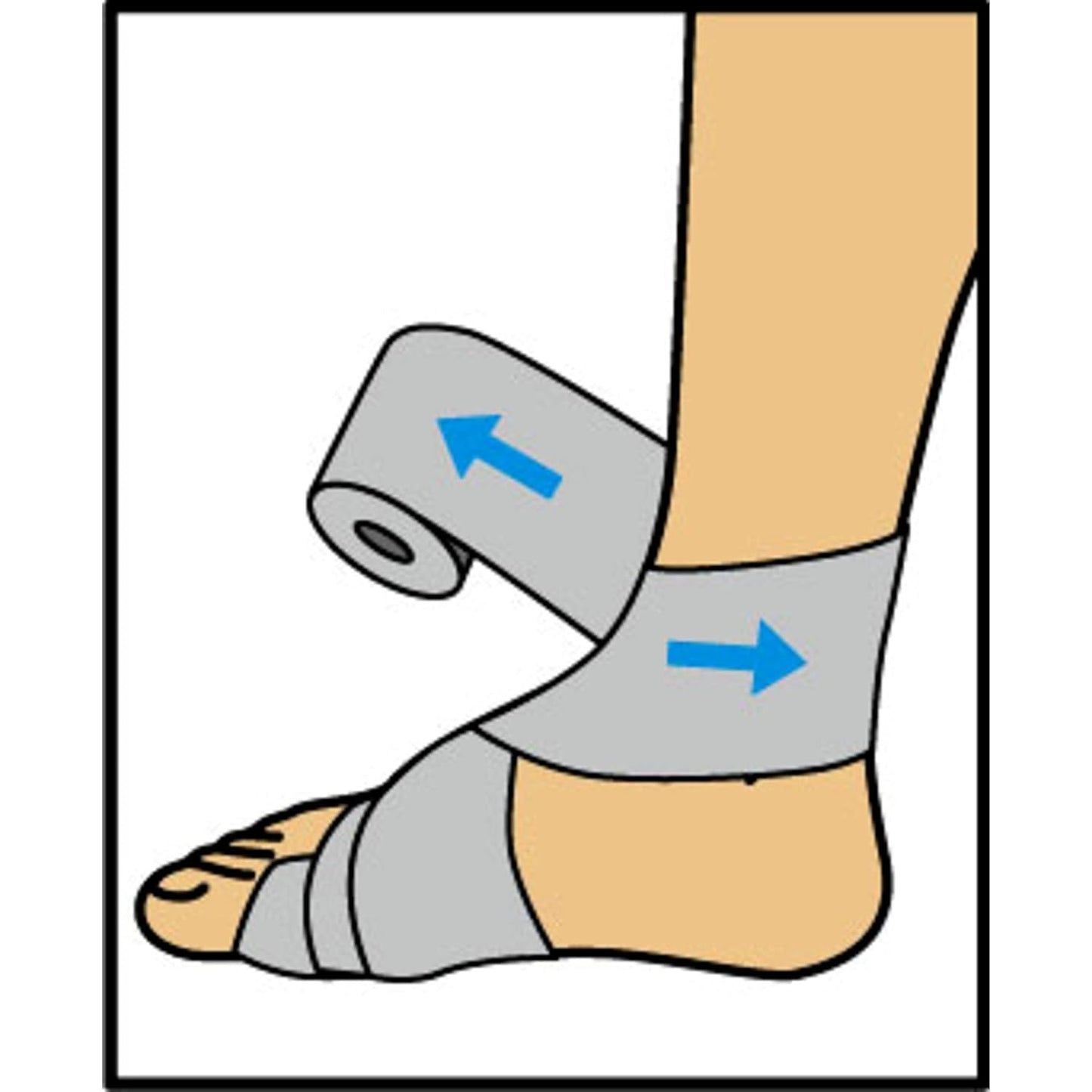 Brand 2 Inch Elastic Bandage with Clips Beige 2 in X 51.2 in Great for Elbow Ankle Knee & More Comfortable Design for Prolonged Wear Easy-To-Use Wrap Design (207310)