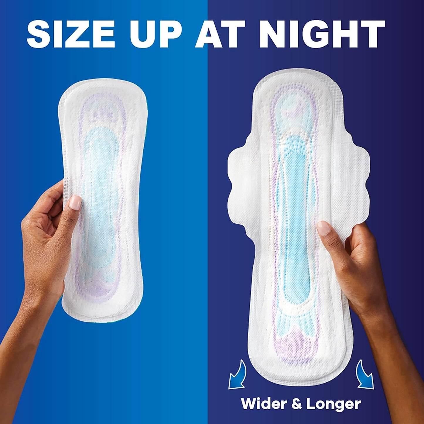 Ultra Thin Pads for Women, Size 1 Regular Absorbency without Wings Unscented, 44 Count X 3 Packs (132 Count Total)