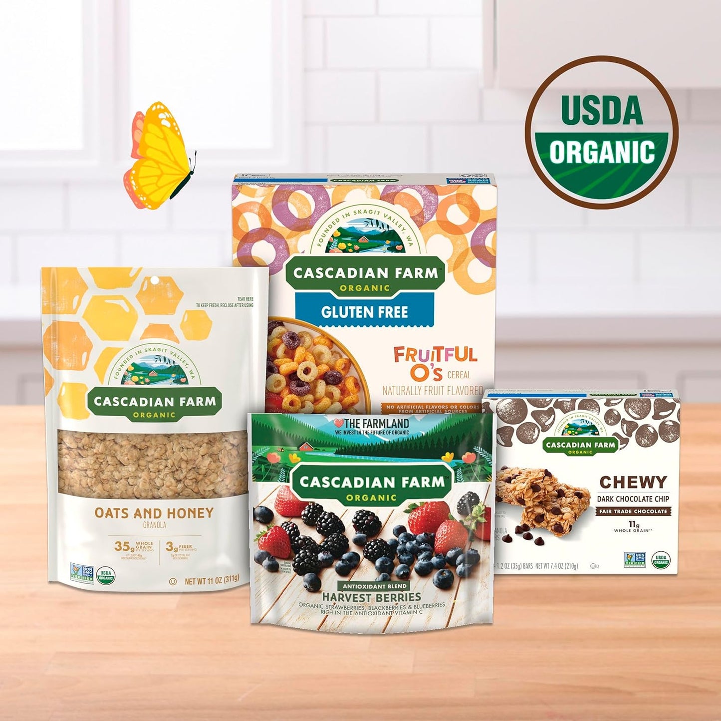 Organic Cereal, Fruitful O'S, 10.2 Oz