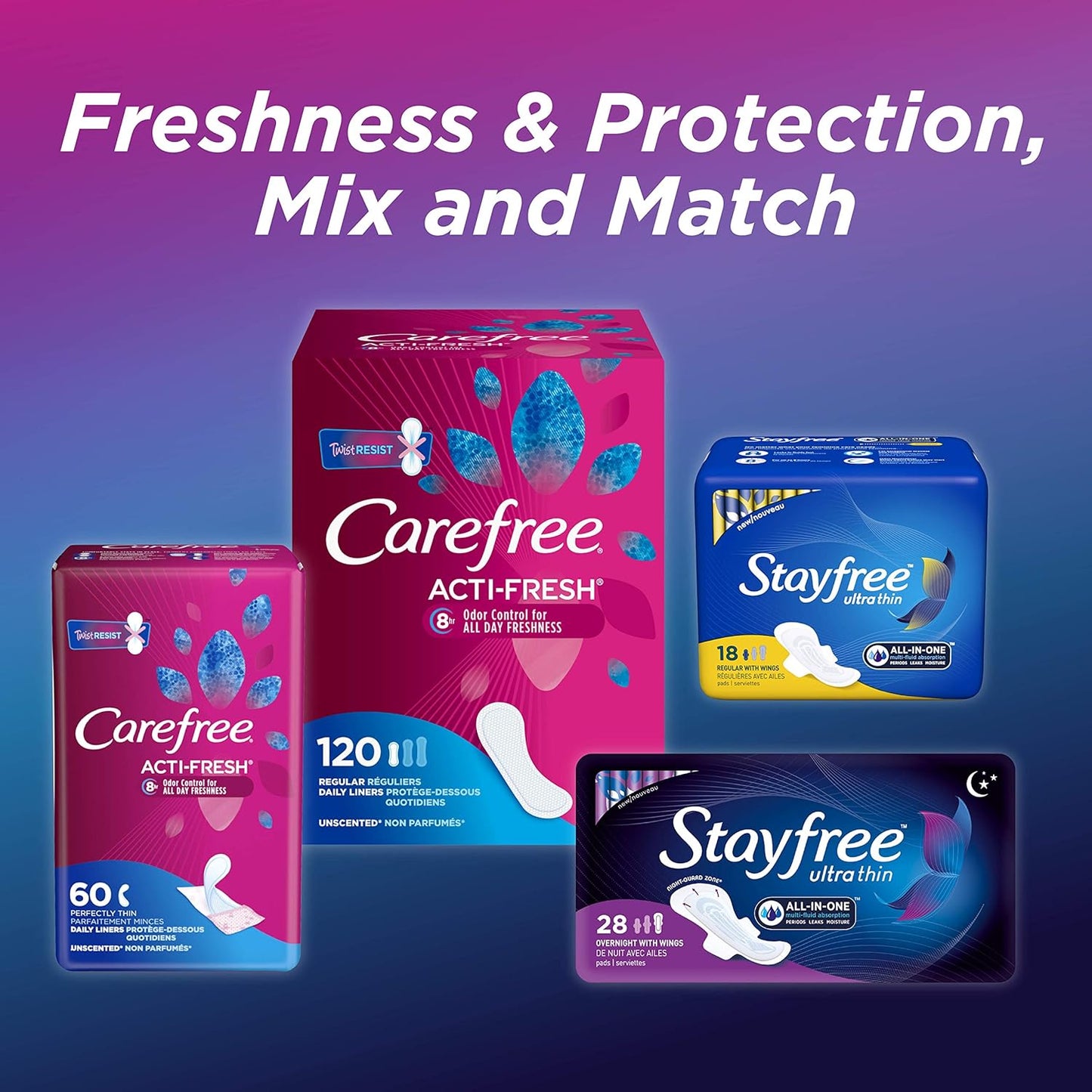 Maxi Super Long Wingless Reliable Protection and Absorbency Pads for Women, 48 Count (Pack of 1)