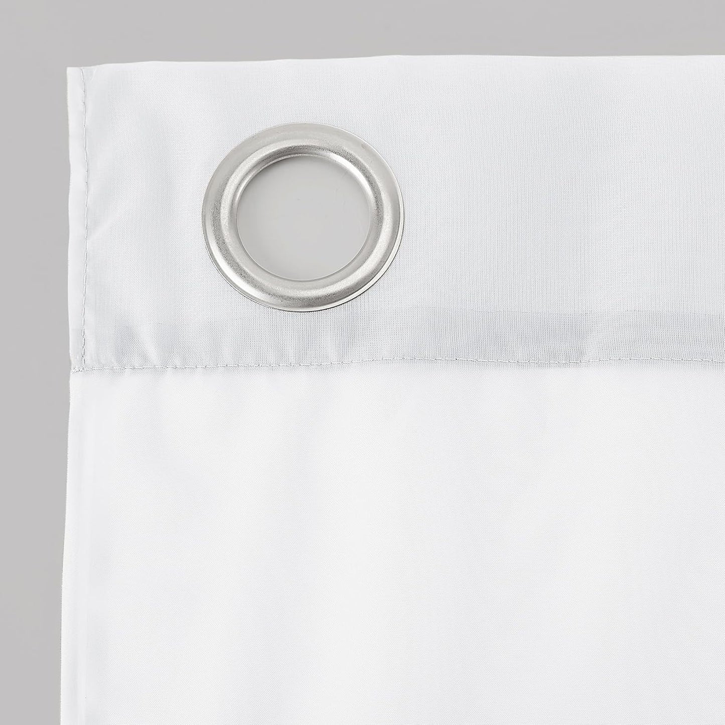 Emily Sheer Voile Grommet Curtain Panel, 59" X 95", White