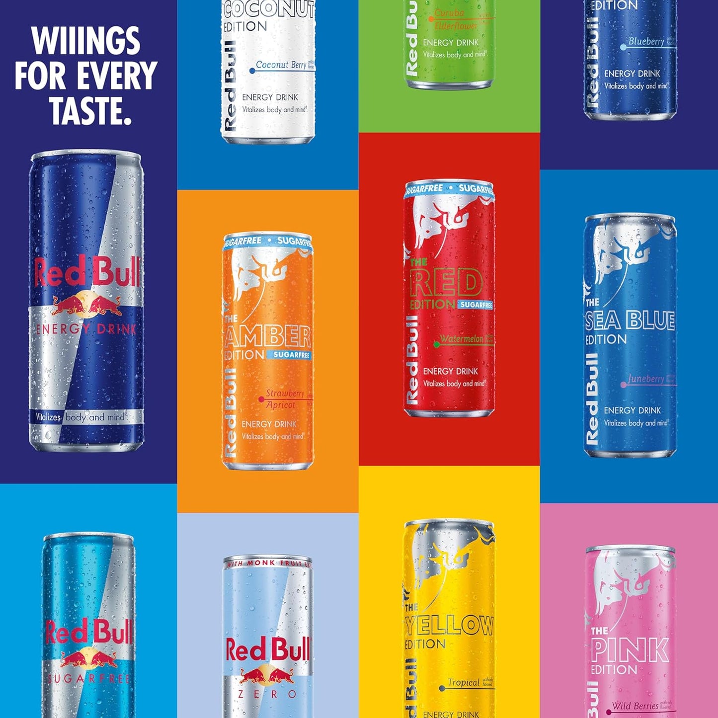 Sugar Free Energy Drink, 8.4 Fl Oz, 24 Cans (6 Packs of 4)