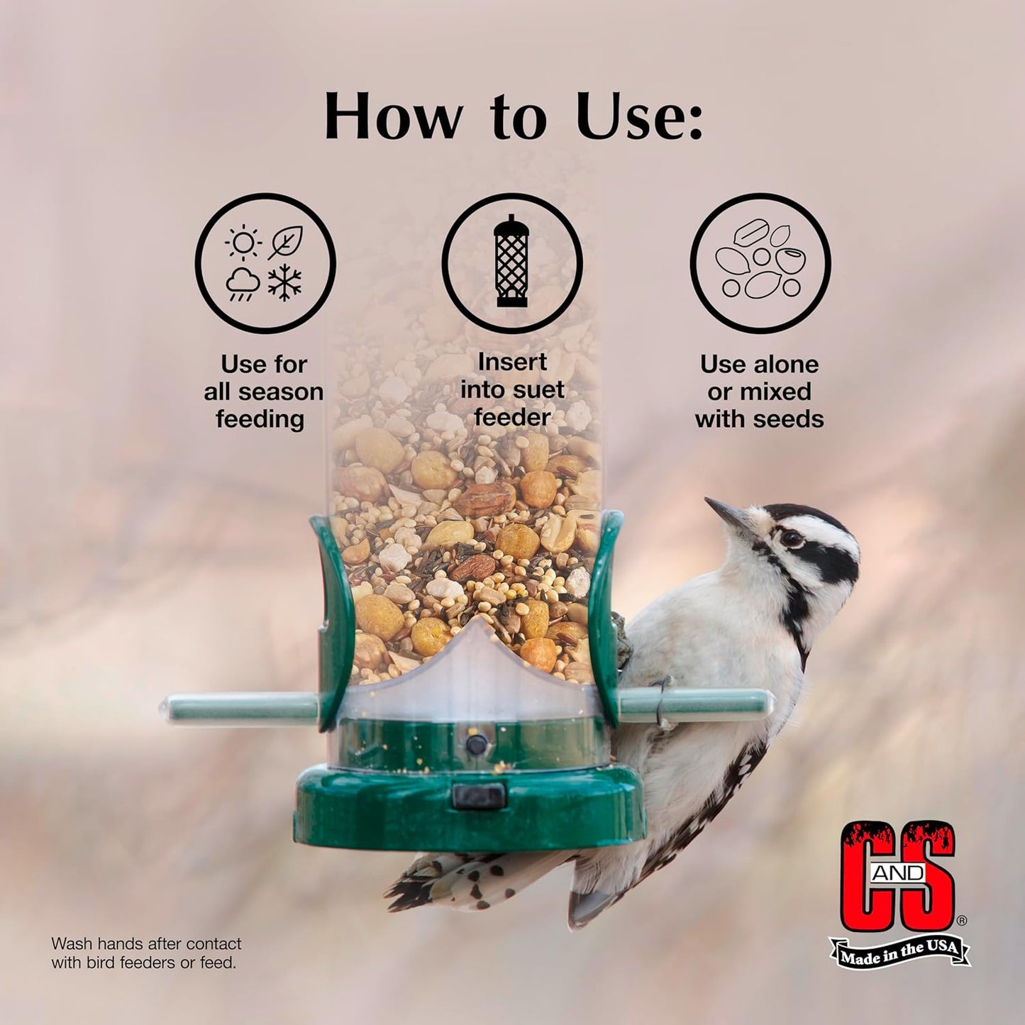 Wild Bird Woodpecker Suet Nuggets Mega Box, 8 Pounds