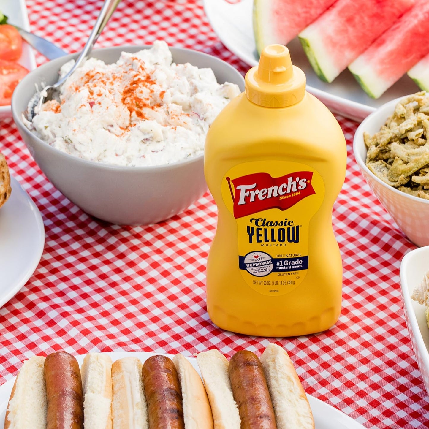 Classic Yellow Mustard, 30 Oz (Pack of 2)