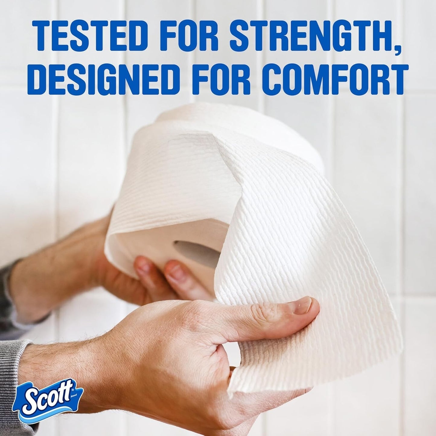 Scott Comfortplus Toilet Paper, 12 Double Rolls 231 Sheets per Roll, Septic-Safe