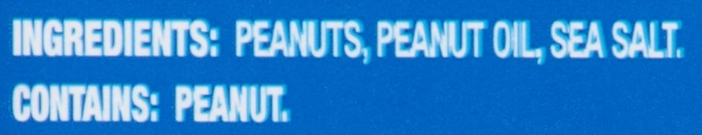 Salted Peanuts Cocktail, Party Snack, Plant-Based Protein, after School Snack, Roasted in Peanut Oil, Salted Nuts, Snacks for Adults, Bulk Nuts, Kosher, 2.19Lb Jar