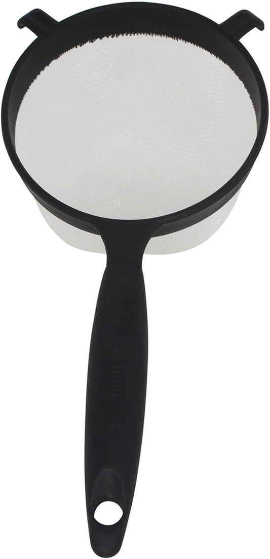 IMU-71133W Plastic Strainer, Black, 6-Inch,1 Count (Pack of 1)