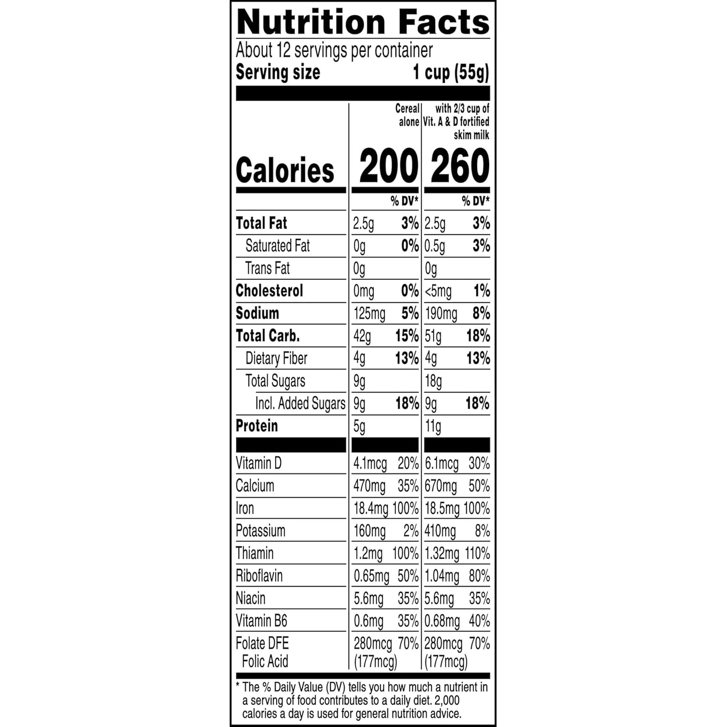 Mighty  Multigrain Cereal, Very Vanilla, Bone Health Support, 22.3 Oz Family Size
