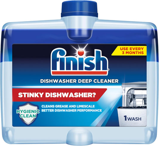 Dishwasher Cleaner Liquid, Deep Cleans Hidden Grease & Limescale, Fights Odors & Maintains Performance, 3 Month Supply, 8.45Oz, 1 Bottle