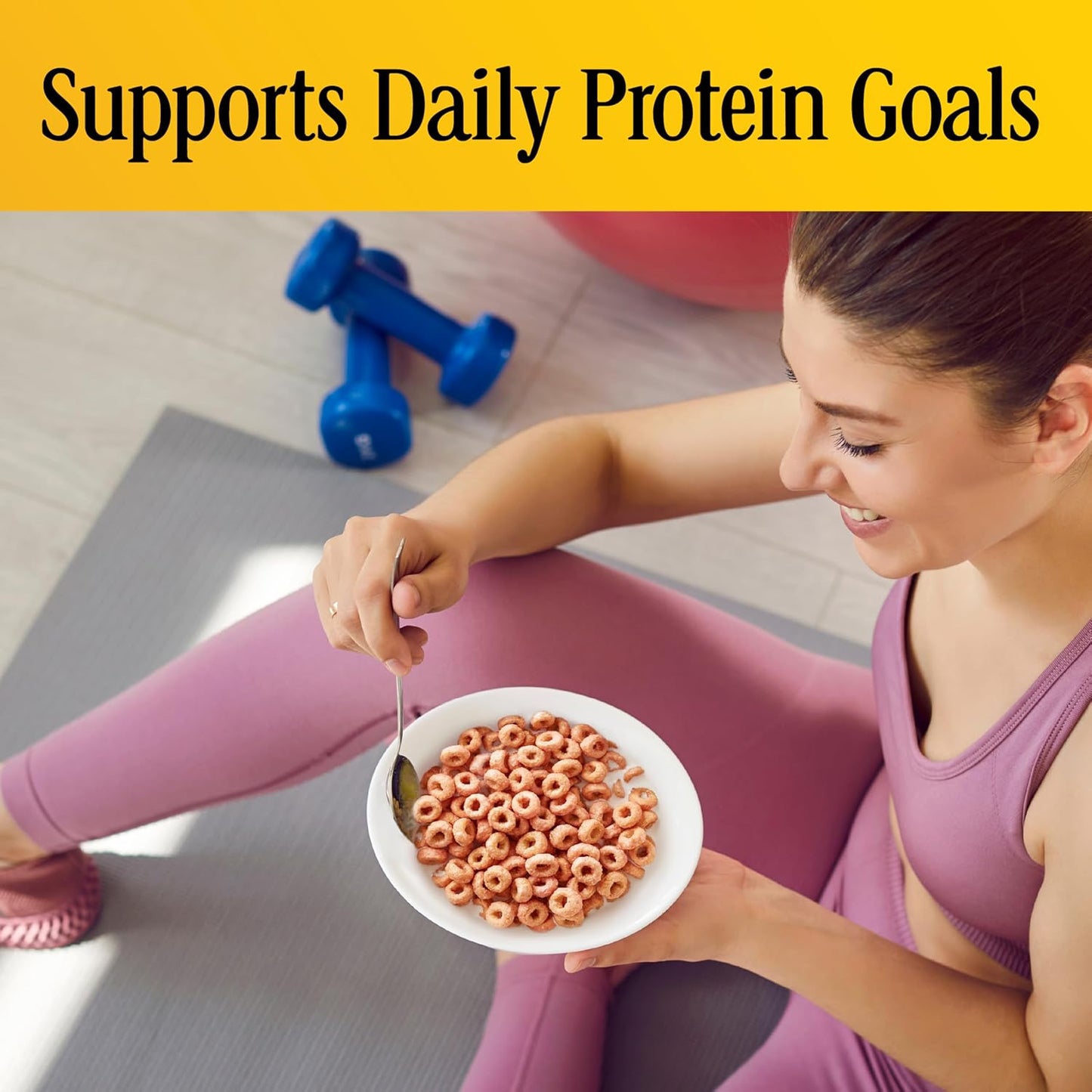 Protein Cereal, Strawberry, 8G Protein, Large Size, 11.2 Oz