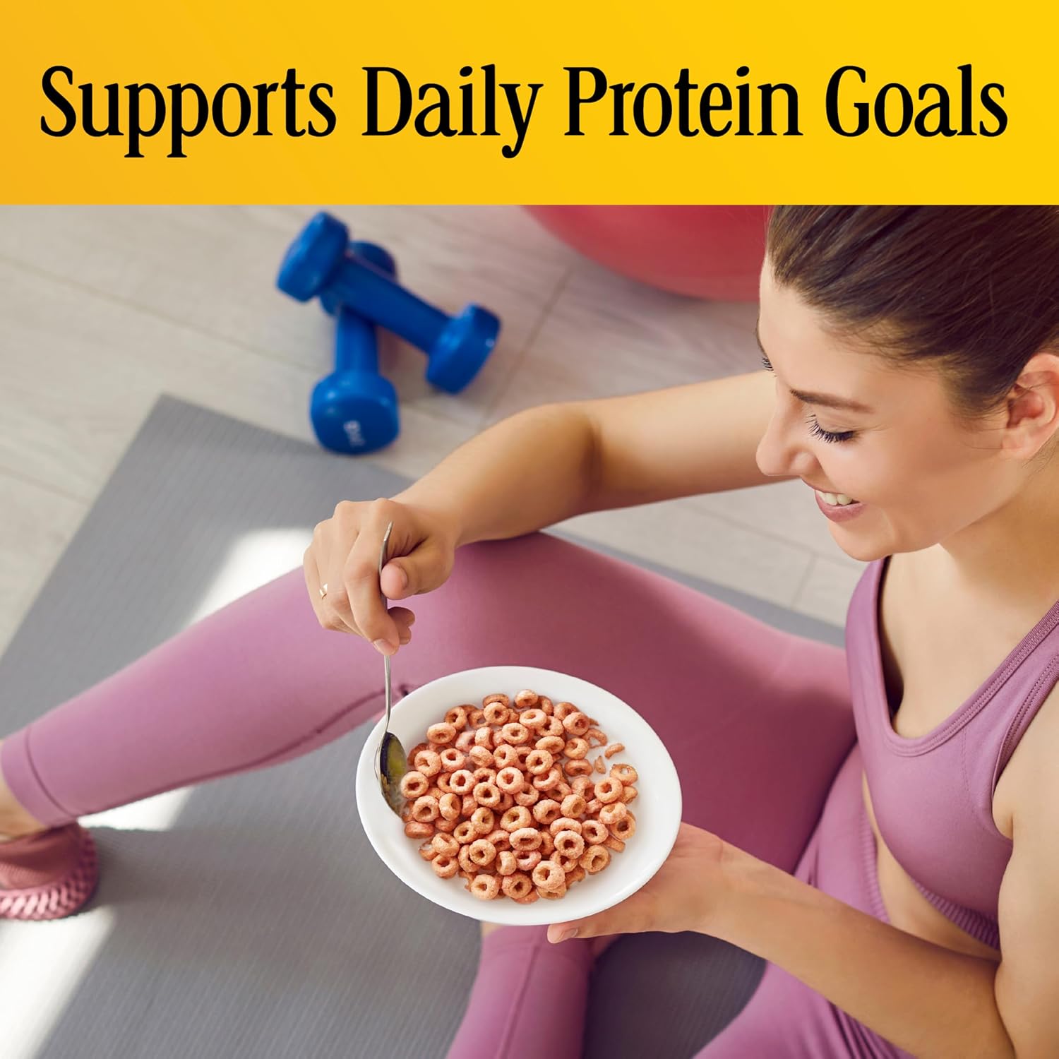 Protein Cereal, Strawberry, 8G Protein, Large Size, 11.2 Oz