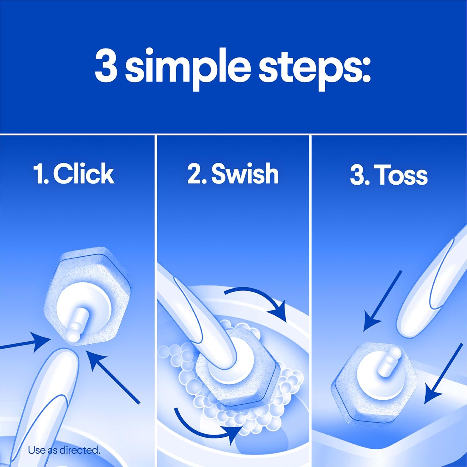 Toiletwand Toilet Cleaning Kit, Toiletwand, Caddy and 6 Refills, Pack of 6 (Pack May Vary)