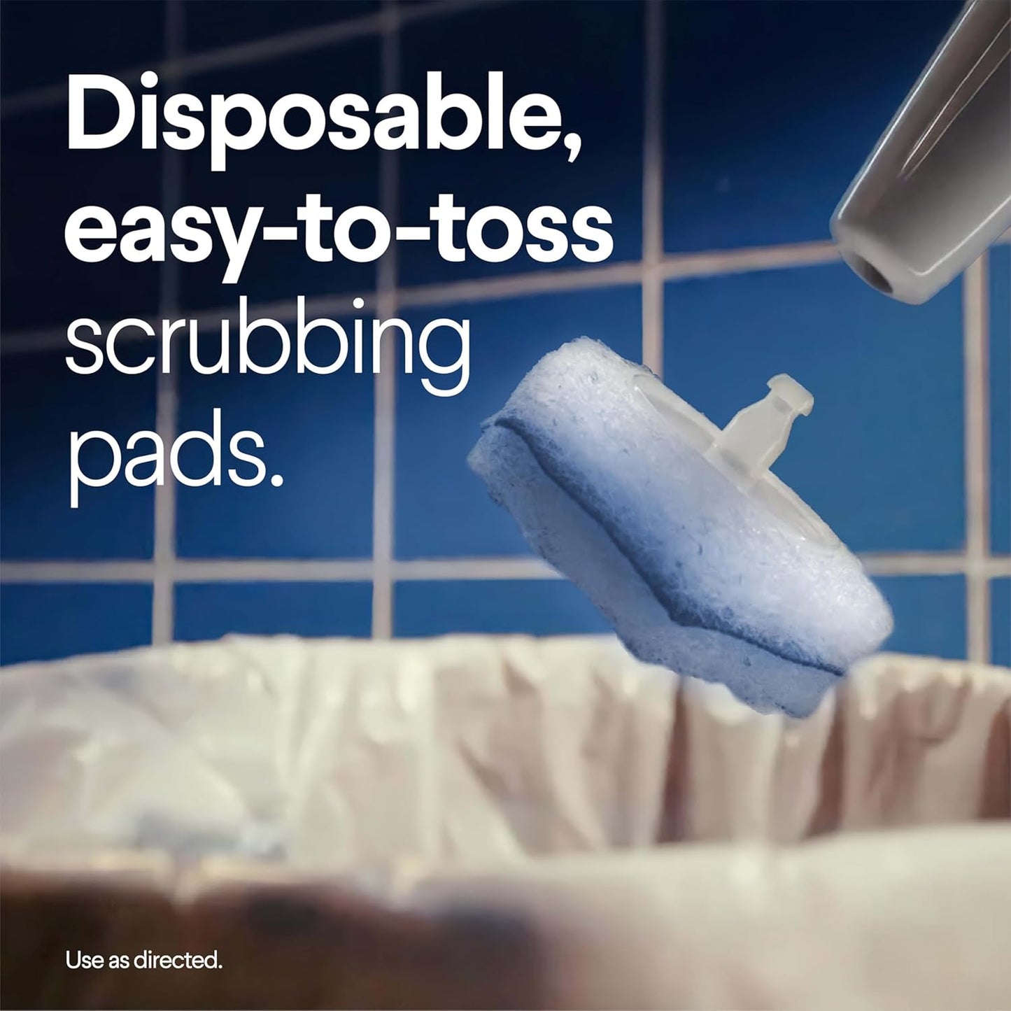 Toiletwand Toilet Cleaning Kit, Toiletwand, Caddy and 6 Refills, Pack of 6 (Pack May Vary)