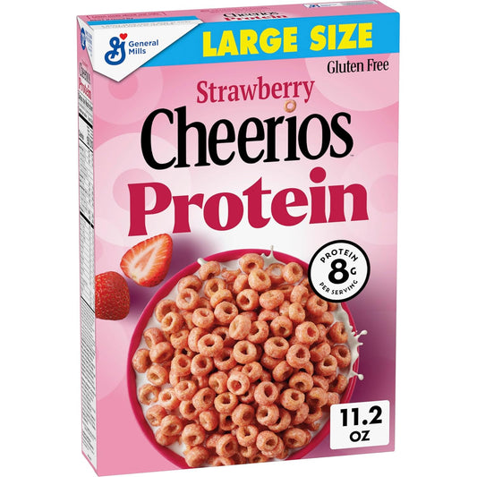 Protein Cereal, Strawberry, 8G Protein, Large Size, 11.2 Oz