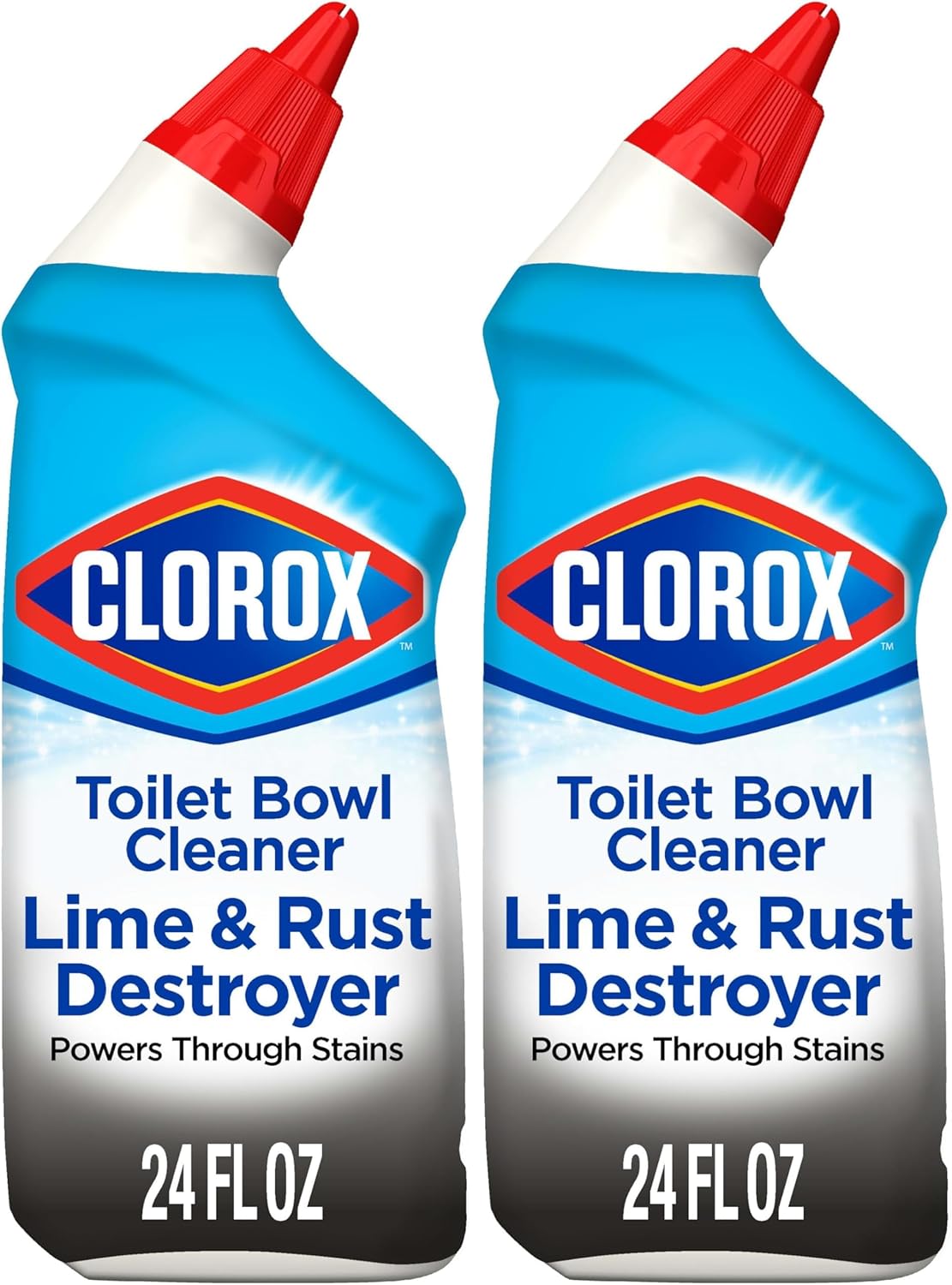 Toilet Bowl Cleaner Lime & Rust Destroyer 24 Ounces (Package May Vary) (Pack of 2)