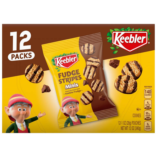 On-The-Go Fudge Stripes Cookies, 12Oz, 12Ct