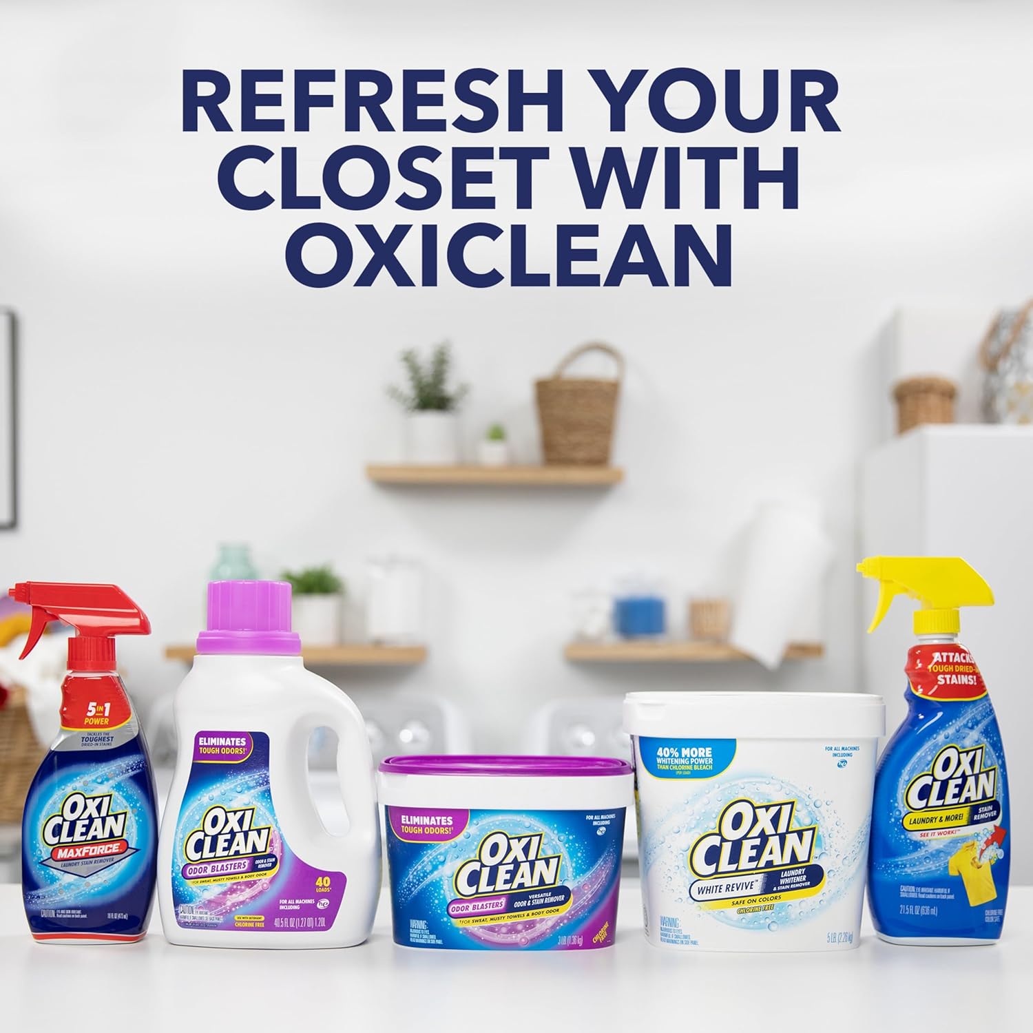 Odor Blasters Odor and Stain Remover Laundry Booster Liquid, 50 Fl Oz