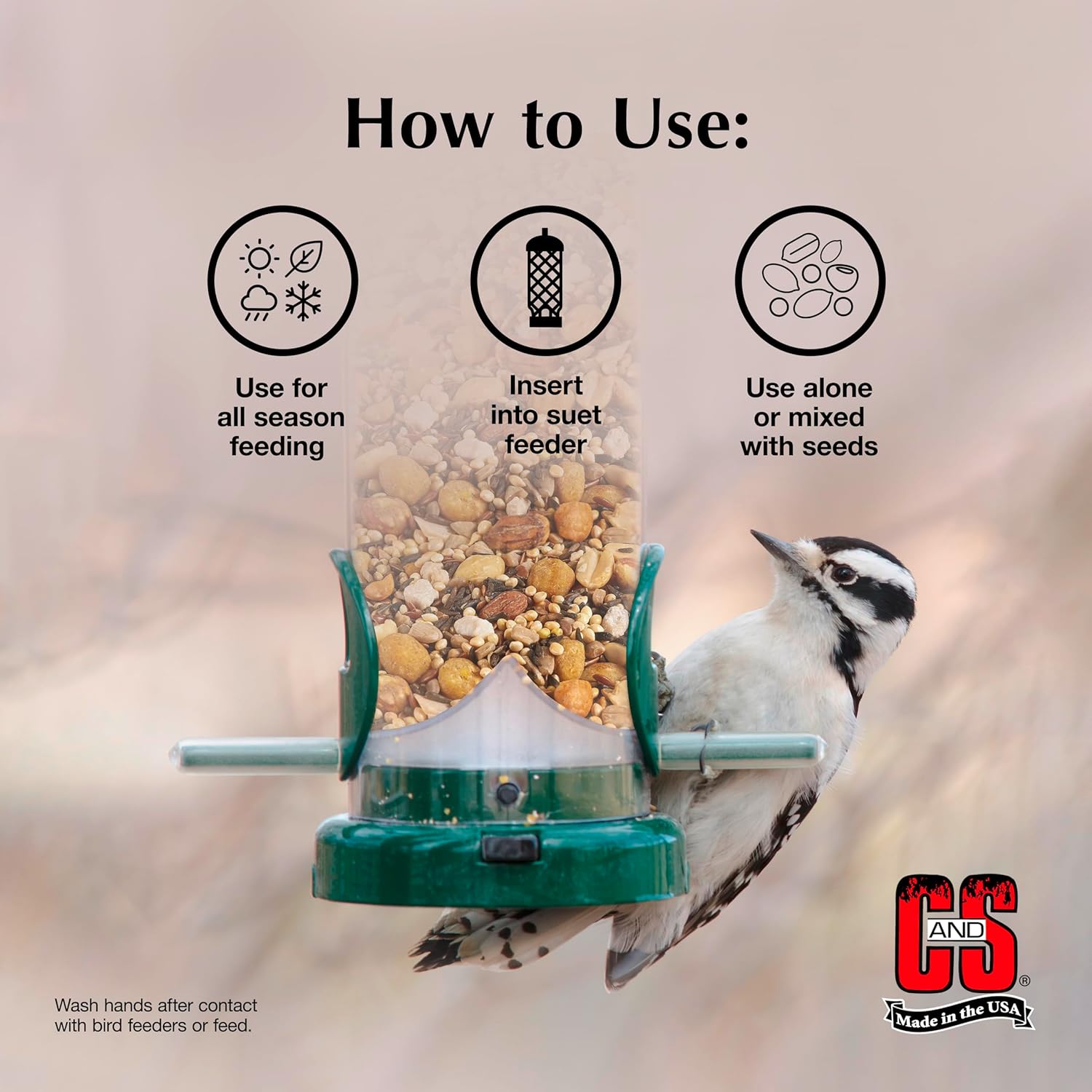 Wild Bird Woodpecker Suet Nuggets Mega Box, 8 Pounds