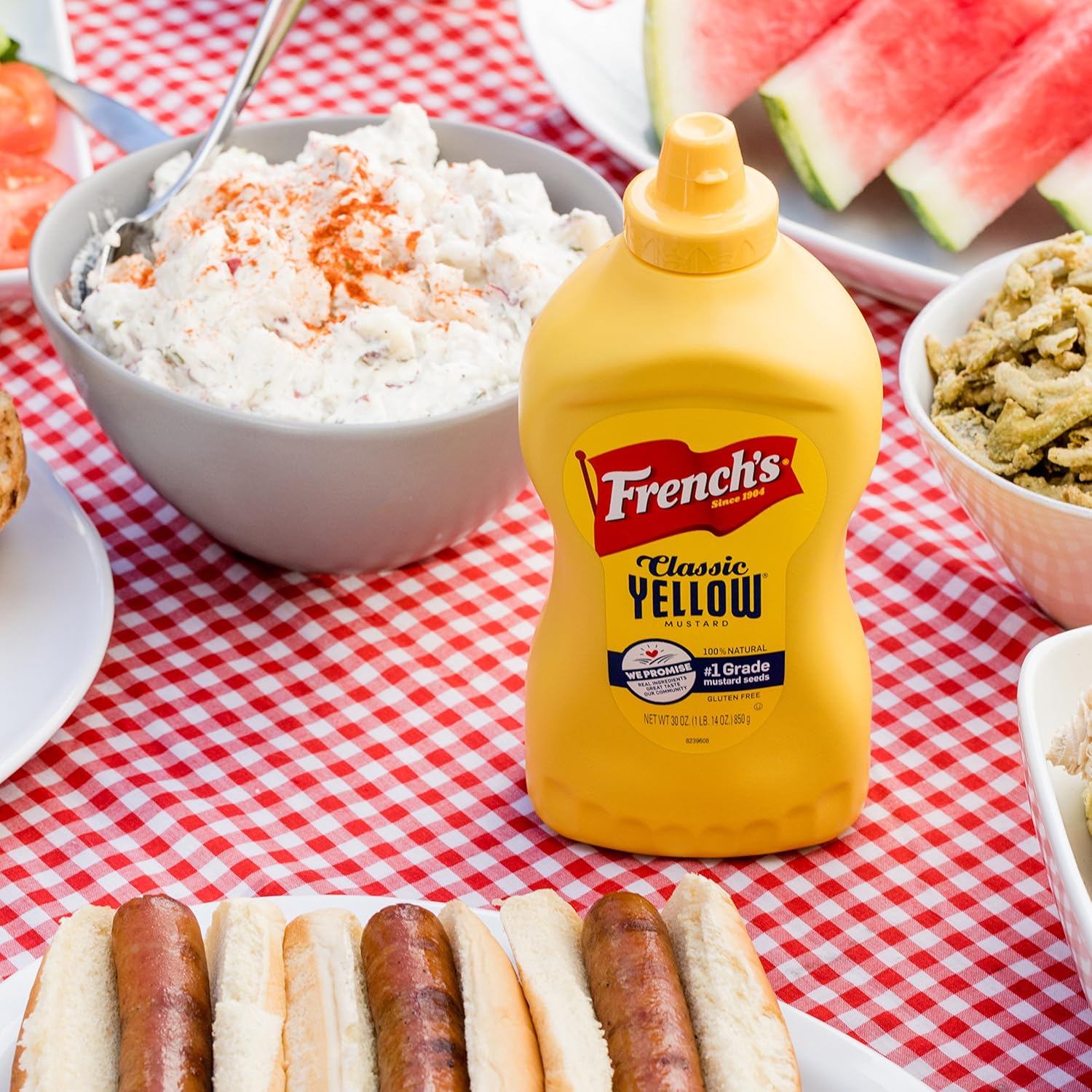 Classic Yellow Mustard, 30 Oz (Pack of 2)