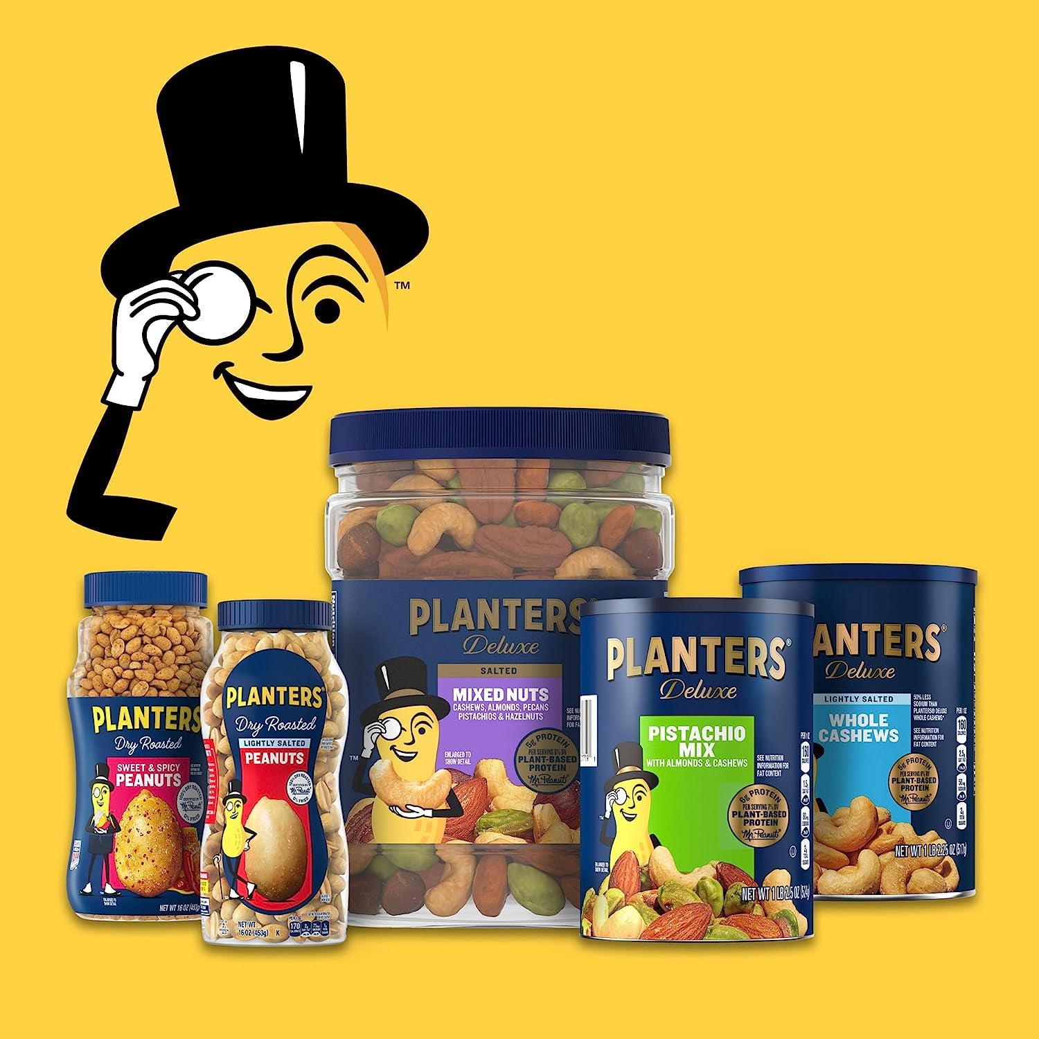 Salted Peanuts Cocktail, Party Snack, Plant-Based Protein, after School Snack, Roasted in Peanut Oil, Salted Nuts, Snacks for Adults, Bulk Nuts, Kosher, 2.19Lb Jar