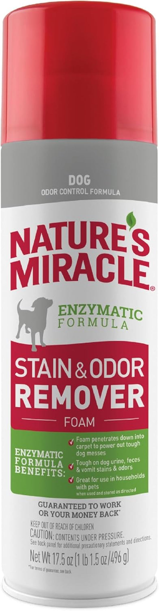 Stain & Odor Remover Foaming Aerosol for Dogs, 17.5 Oz (P-68340)