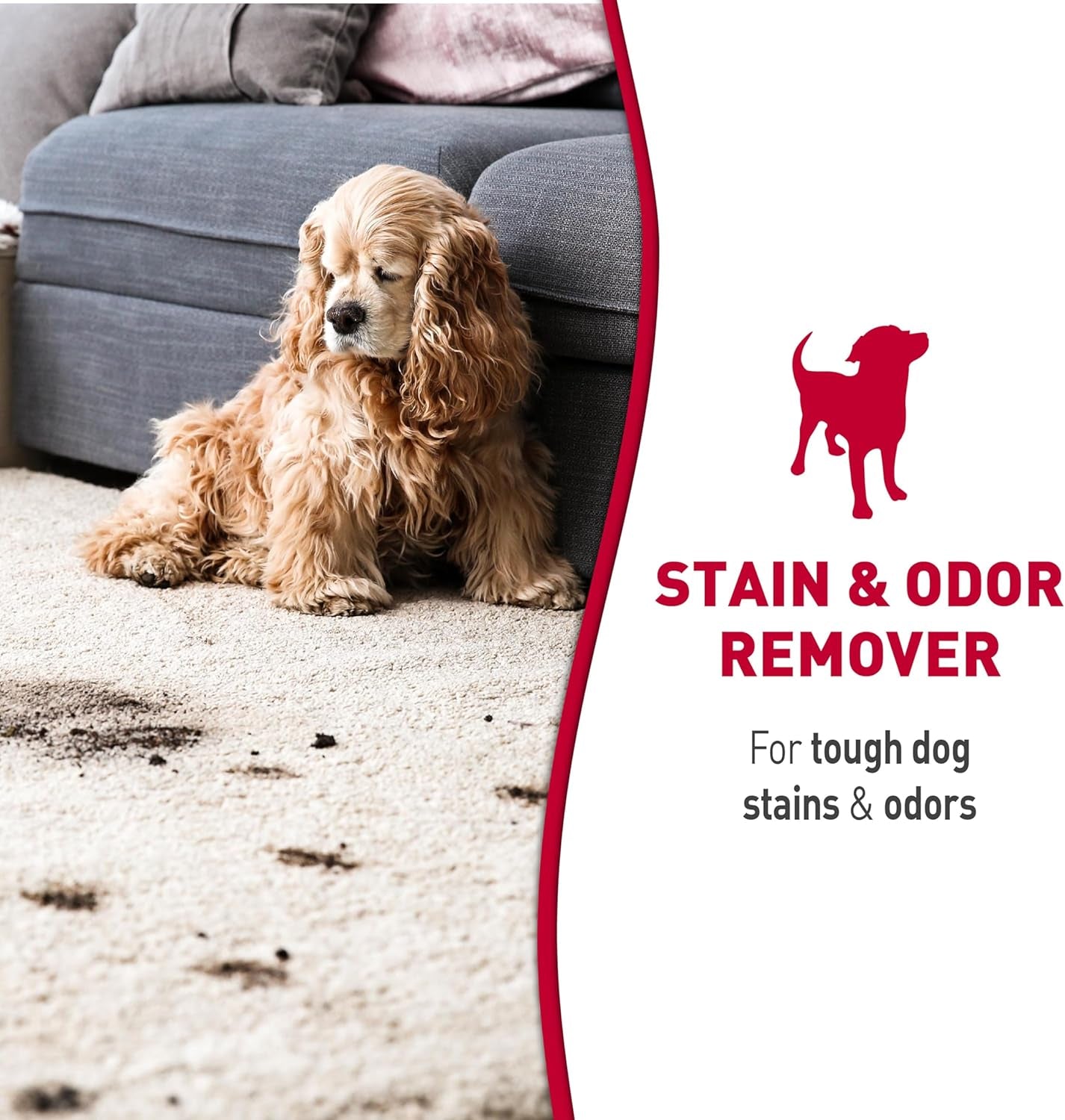 Stain & Odor Remover Foaming Aerosol for Dogs, 17.5 Oz (P-68340)
